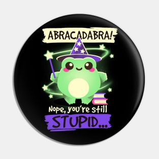 Abracadabra frog Pin