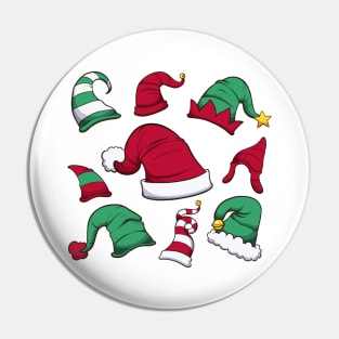 Christmas Hats Pin