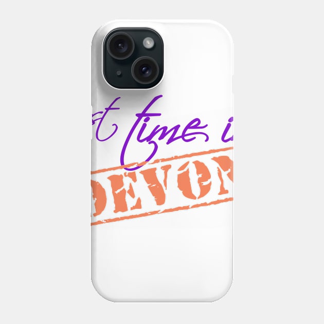 First time in Devon Phone Case by ArtMomentum