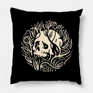 Skull Plants Pillow