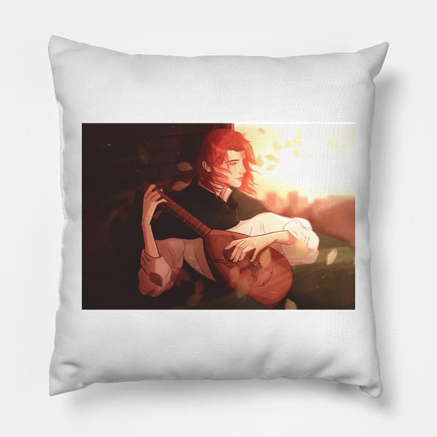 Eolian Name Of The Wind Novel Art Pillow by chaxue