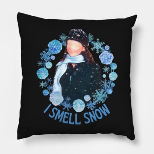 I Smell Snow - Black - Gilmore Pillow