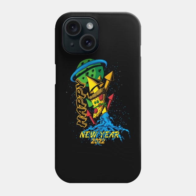 pizza to the planets Phone Case by Arisix23