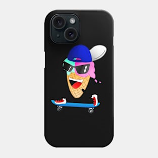 Funny Skater Ice Cream Phone Case
