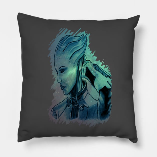 By the Goddess Pillow by Mina6