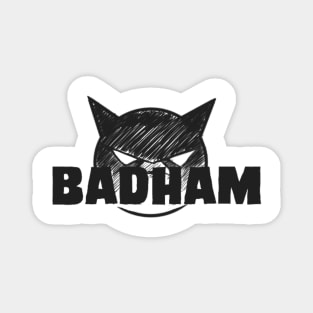 Badham Logo- Black Design Magnet