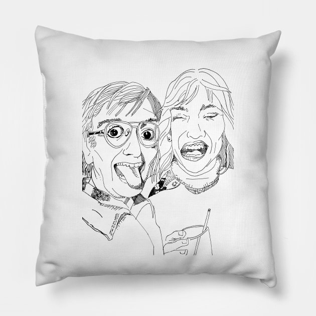 Yearbook Faces Pillow by ANewKindOfWater