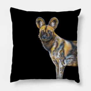 African Wild Dog Pillow