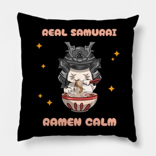 Real Samurai Ramen Calm Pillow
