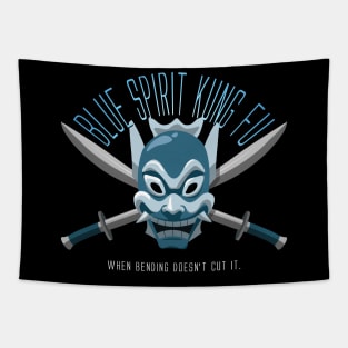 Blue Spirit Kung Fu Tapestry