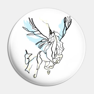 Single Line - Pegasus Pin