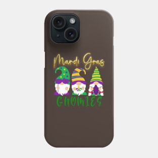 mardi gras with gnomies Phone Case