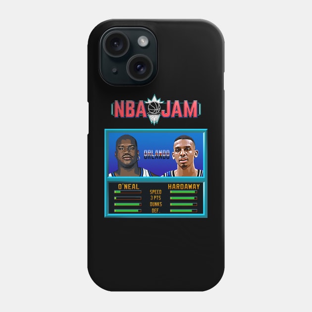 NBA JAM - CLASSIC - THE BEST DUO's EDITION_SHAQ&Penny Phone Case by Buff Geeks Art