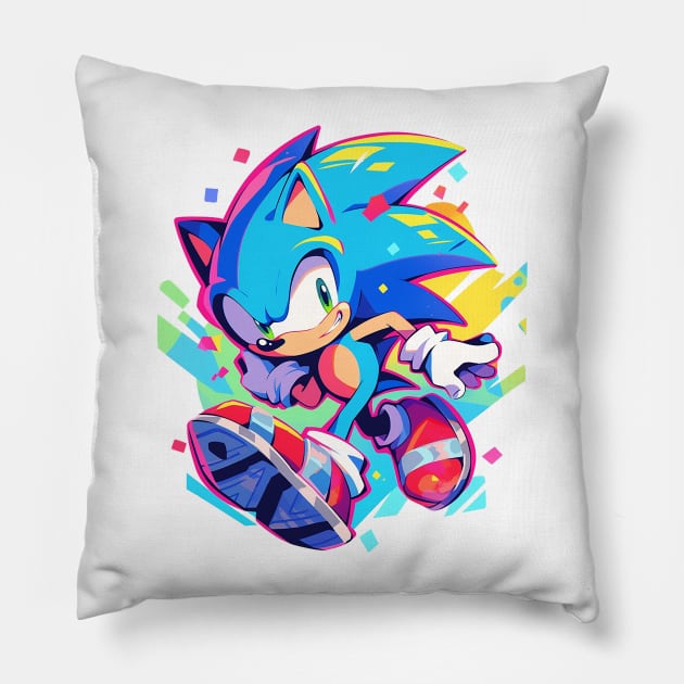 sonic Pillow by skatermoment