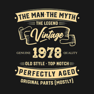 The Legend Vintage 1978 Perfectly Aged T-Shirt