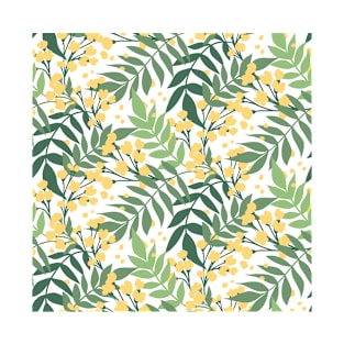 Botanical Floral Seamless pattern 10 T-Shirt