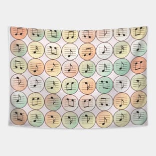 Music notes Tapestry