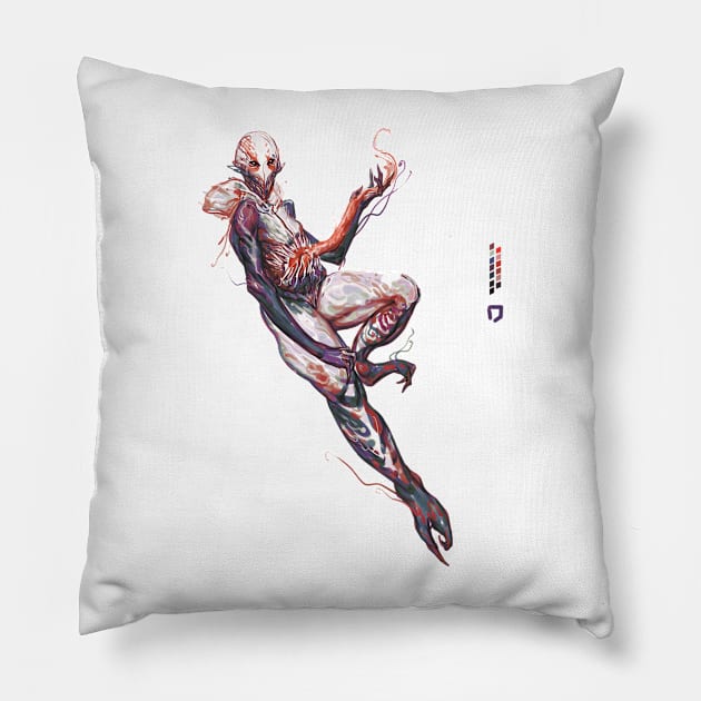 Symbiote Punk Pillow by OneDalatian