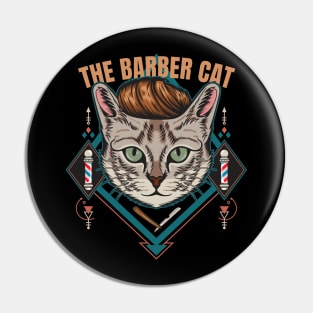 The Barber Cat Pin