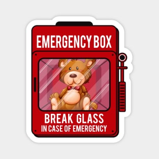 In Case Of Emergency Break Glass Magnet