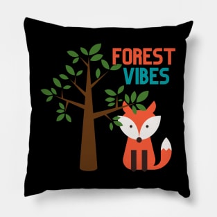 Forest Vibes Fox Design! Pillow