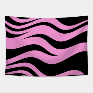 Pink Waves Tapestry