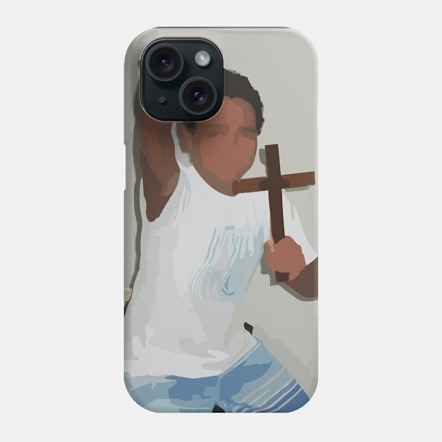 Religious child meme Phone Case by Pahu Design