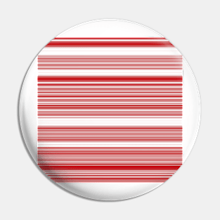 Valentine Red And White Splattered Stripes Pin