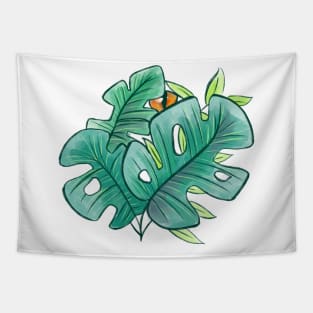 Tropical bouquet Tapestry