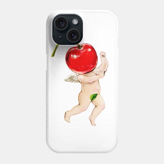 Dancing Cherrub Phone Case by Juliettekim