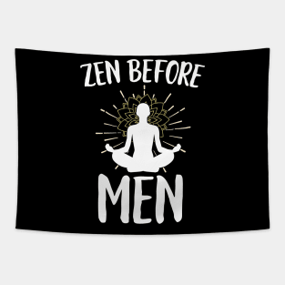 Zen Before Men Tapestry