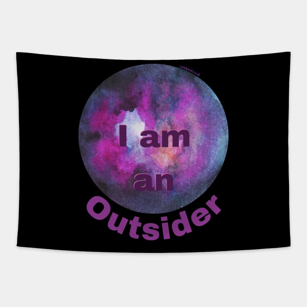 I am an outsider Tapestry by Sandpod