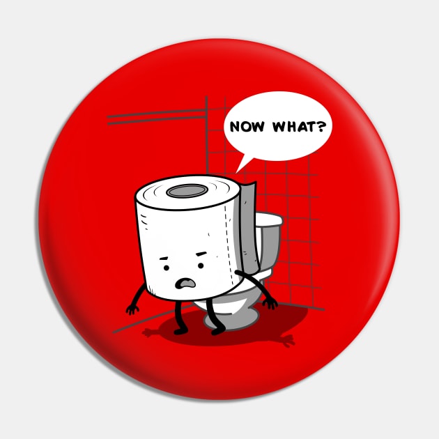 Funny Cute Kawaii Toilet Paper Humor Comedy Pin by BoggsNicolas