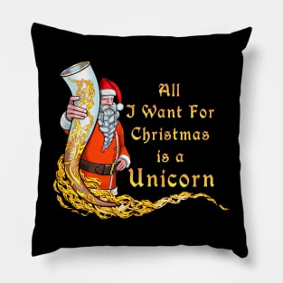 All I want for Christmas is a Unicorn Pillow