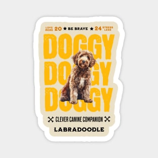 Doggy Labradoodle Magnet