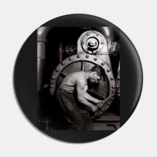 The Steamfitter, 1921. Vintage Photo Pin