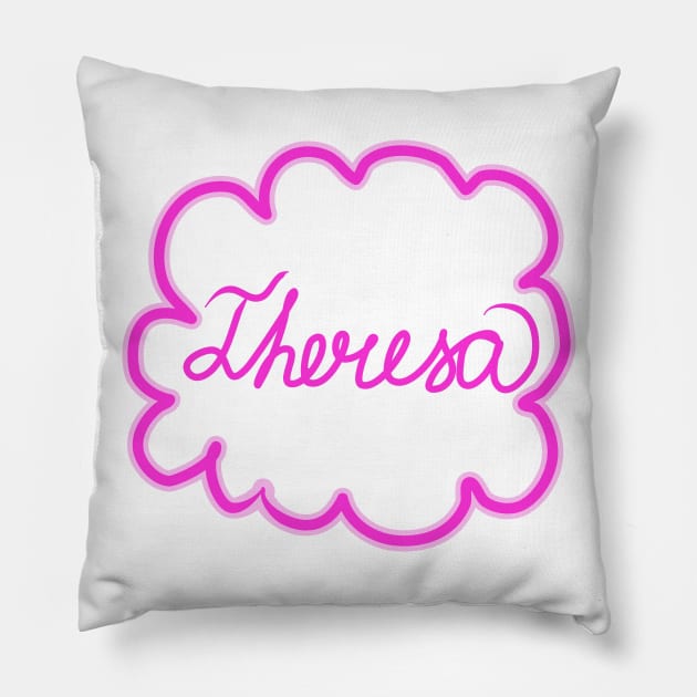 Theresa. Female name. Pillow by grafinya