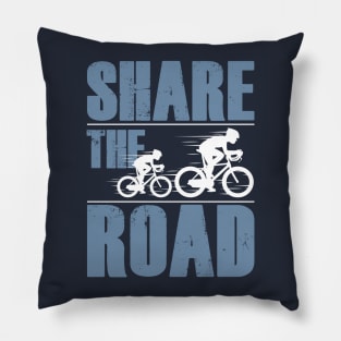 Share the Road with Cyclists Pillow