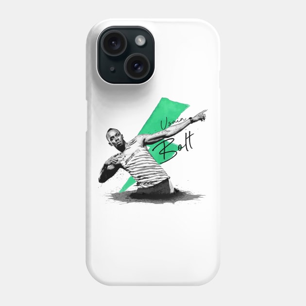 Usain Bolt Phone Case by slawisa