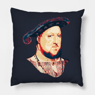 King Henry VIII Pop Art Pillow