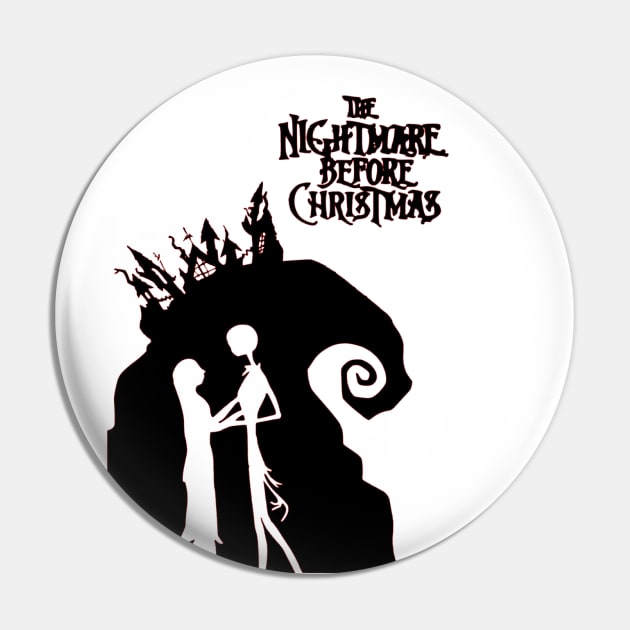 Nightmare Before Christmas Jack and Sally Pin by OtakuPapercraft