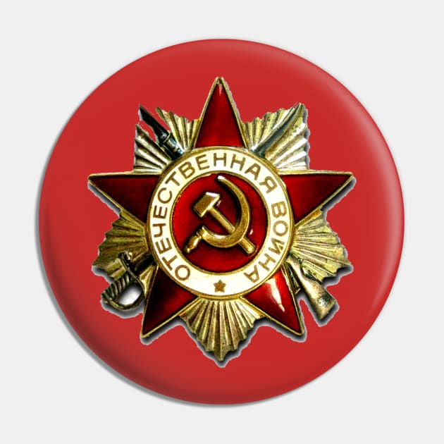 Great Patriotic War Hero Pin by Cisne Negro