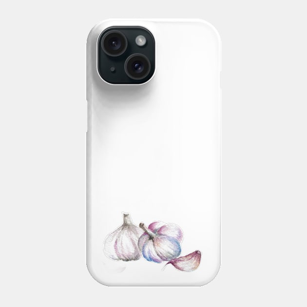 Garlic Phone Case by Ljuko