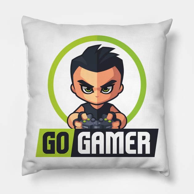 Gamers and Geeks Pillow by jordan_greeneyes