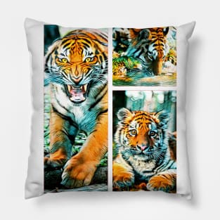 3 Tigers Pillow