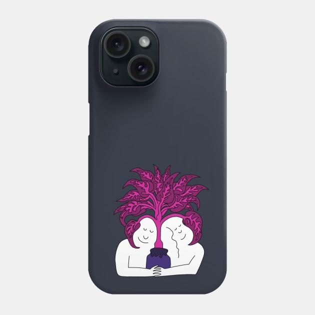 Purple Plantasia Phone Case by Eclipse in Flames