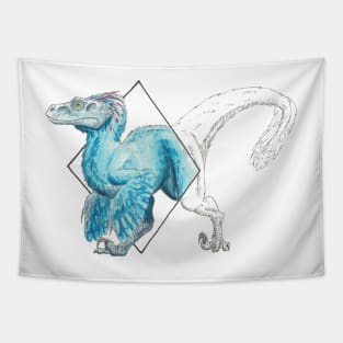 Diamond Raptor Tapestry