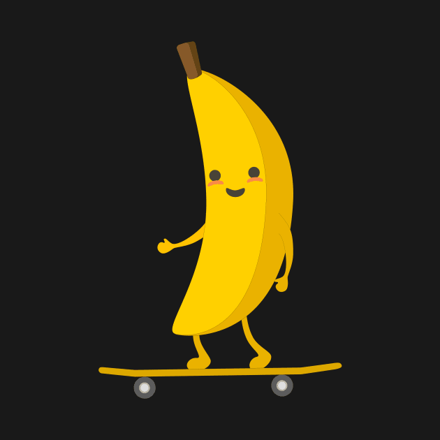 Banana Skater by happinessinatee