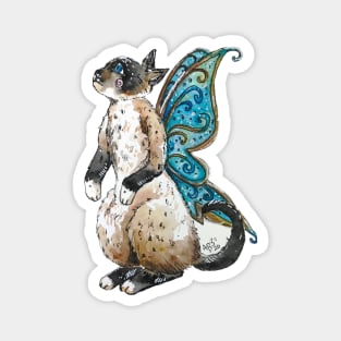 Siamese Cat Fairy Magnet