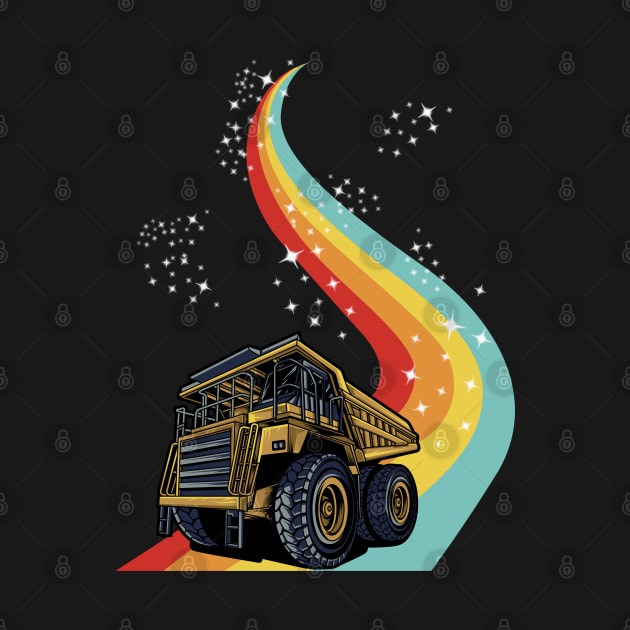 Dump Truck Rainbow by damnoverload